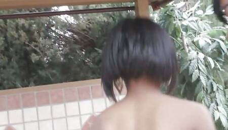 HOT GIRLS KISS AND SUCK HUGE DILDOS THEN FUCK EACH OTHER