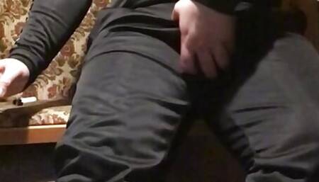 Joggerpant shiny lycra boner