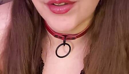 BBW slut with pigtails giving you a JOI