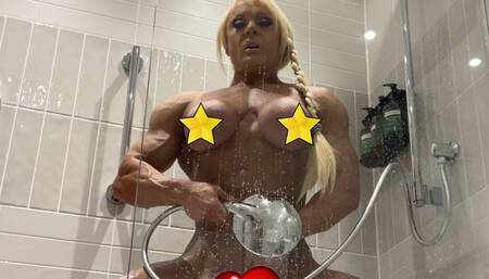 Shower masturbation