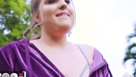 Huge Boobed (Brooke Benz) Rides (Tyler Steel's) Gigantic Penis On The Side Of The Swimming Pool - Mofos