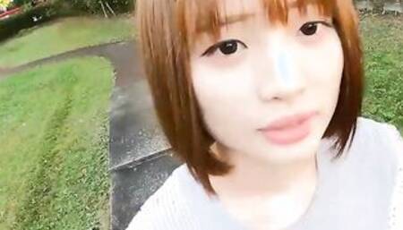 Japanese cafe worker Yuika Takigawa uses a sex sex toy to play for us.