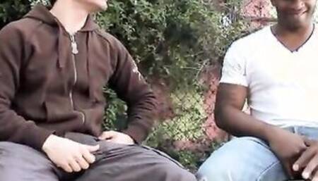 White Gay Ride His Ebony Friend