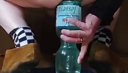 1,5 L Bottle in my ass
