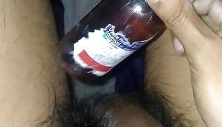 Fucking My Ass With Small Bottle