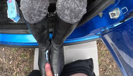 Promised and delivered. Smearing bootworship and i wanted to use my slave as an ashtray while I relaxed a bit