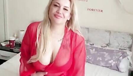 MILF ONLYFANS LEAK RED LINGERIE TOUCHING HERSELF