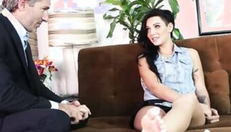 Aimee African Loves Her Daddy's Cum