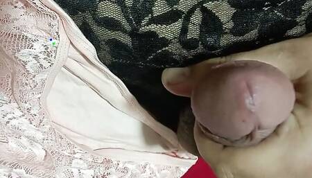 my black panties and cum