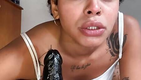 latina student first deepthroat joi creampie (full clip on of)