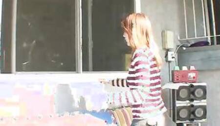 Redheaded Coed Getting Boned By Her Old Neighbor