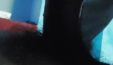 My friend sucking my big cock at home