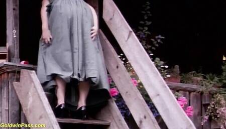 Glorious fancy woman - outdoor scene - Goldwin Pass