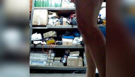 In garage