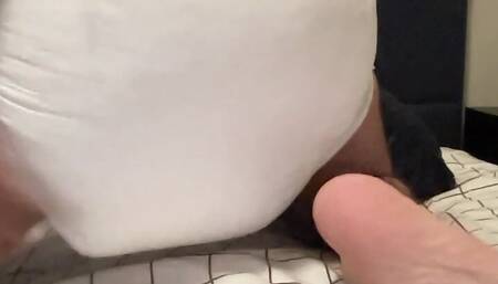 Playing with my abu diaper