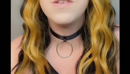 Sucking and Fucking My Dildo. Clit Rubbing, Talking and Moaning! I Came Twice!