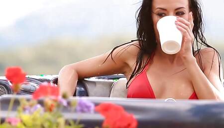 Lezzie BFF - Artistic Video of 2 Lesbians in a Jaccuzzi