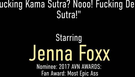 Smiling Demi Sutra and Jenna Foxx - eating pussy sex - Fucked Feet