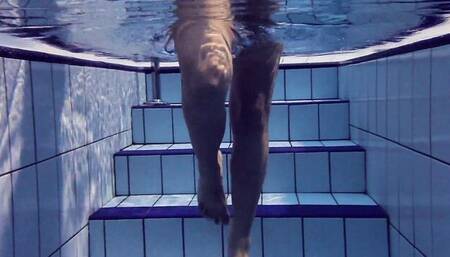 Underwater Show featuring Elena's brunette scene