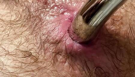 Up close gaping hole
