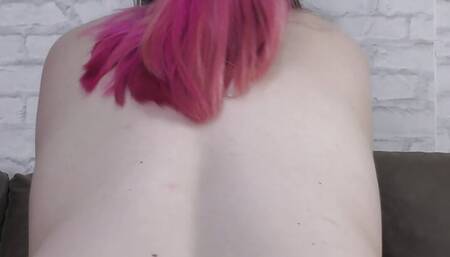 Femdom big boobed MILF ride my cock in reverse cowgirl and cowgirl pose and get creampie - Milky Mari