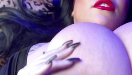 BBW Elvira Shows You Her Huge Tits and Tight Wet Slit