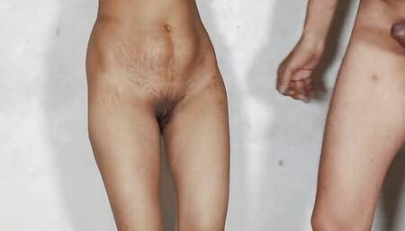 Desi slim girl standing hard sex