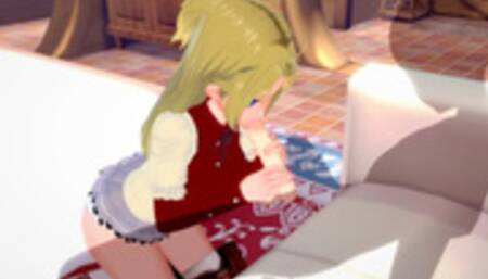 MUSHOKU TENSEI : Jobless Reincarnation ZENITH GREYRAT loves cum (3D HENTAI)