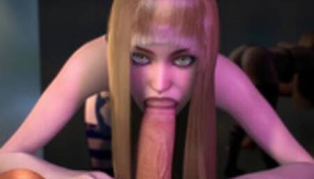 Teen blowjob Deepthroat facefuck