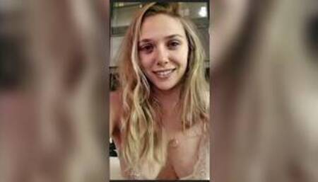 elizebeth olsen cum tribute