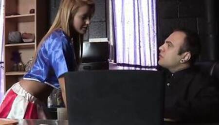 Marina Ange Fucks A Dude From Another Team