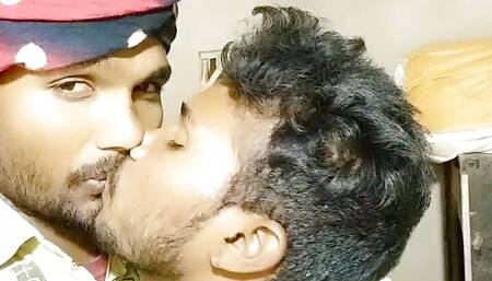 Slowly Slowly Today I Kissing Beautiful STEPBrother -Gay Movies in Hindi voice