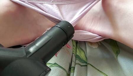 playing with my stepsister's panties again until she knows