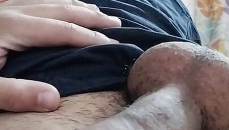 Dick handjob jerking off