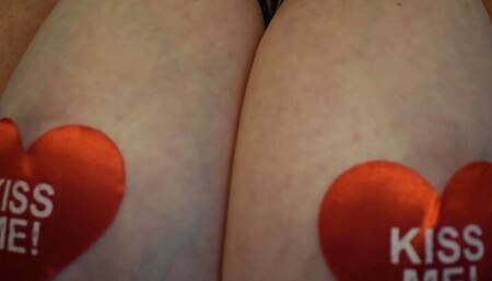 Kiss My Hot Tits and Cum All Over Me!  POV DDD Boobss with Kiss Me Pasties!