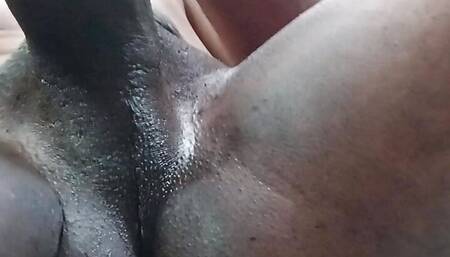 Dick, balls, and ass.
