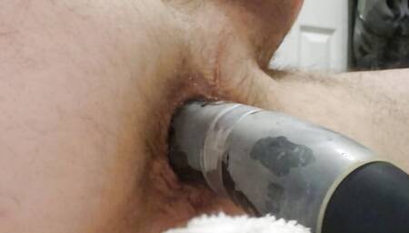 Having fun fucking my asshole with my new prostate massager