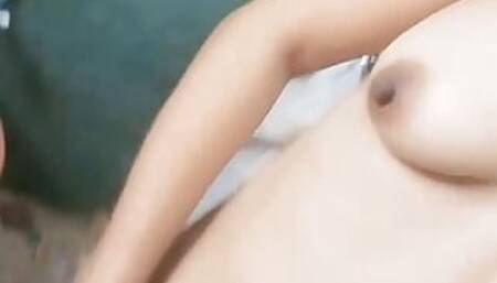 naked bathing is very fun. before taking a nude shower, first look at my sexy curves and cute hot pussy,