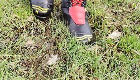 Haix Fire Hero 3 in Mud