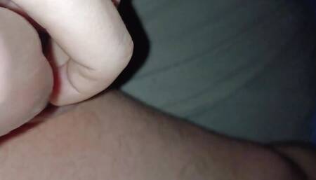 Playing with my foreskin hungry