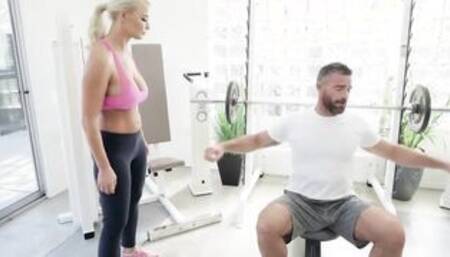 Bench Press My Biddy Film With Charles Dera, London River - Brazzers Official