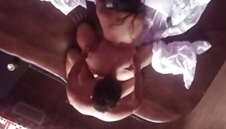 slut hotwife doggy style fucked hard by young bull 18yo with big fat cock til she has gaping orgasms