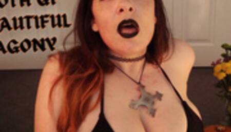 Masturbation - Goth Girl Beautiful Agony by HannyTV