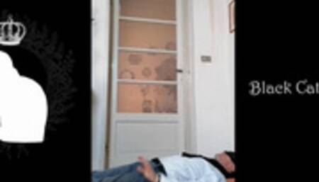 Golden heels trampling by Alice (fullbody view)