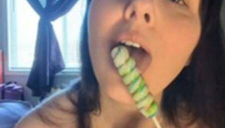 Licking you like candy