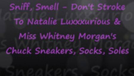 Miss Whitney Morgan & Natalie Luxxx: Sniff No Stroke to Chucks Socks Soles - mp4