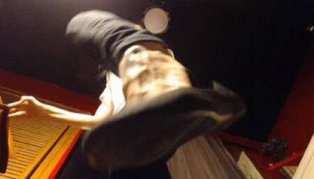 Goth Foot Stomping 1 - Punishment Fetish