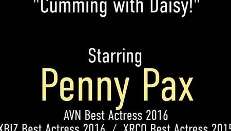 Splendid Daisy Stone and Penny Pax's kissing porn
