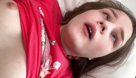 STEPSISTER DREAMS OF HER STEPBROTHER'S HUGE COCK AND CUM INSIDE HER