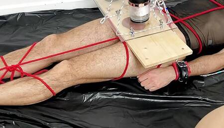 Xxxbat Mistress playing with HoneyPlayBox. Slave has multiple orgasms and also post orgasm torture! Part 2